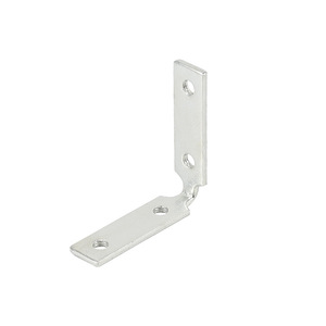 Support d'angle en forme de L, épaisseur 2,2 mm, plaqué zinc, pour accessoires de quincaillerie de meubles - Product Image 2