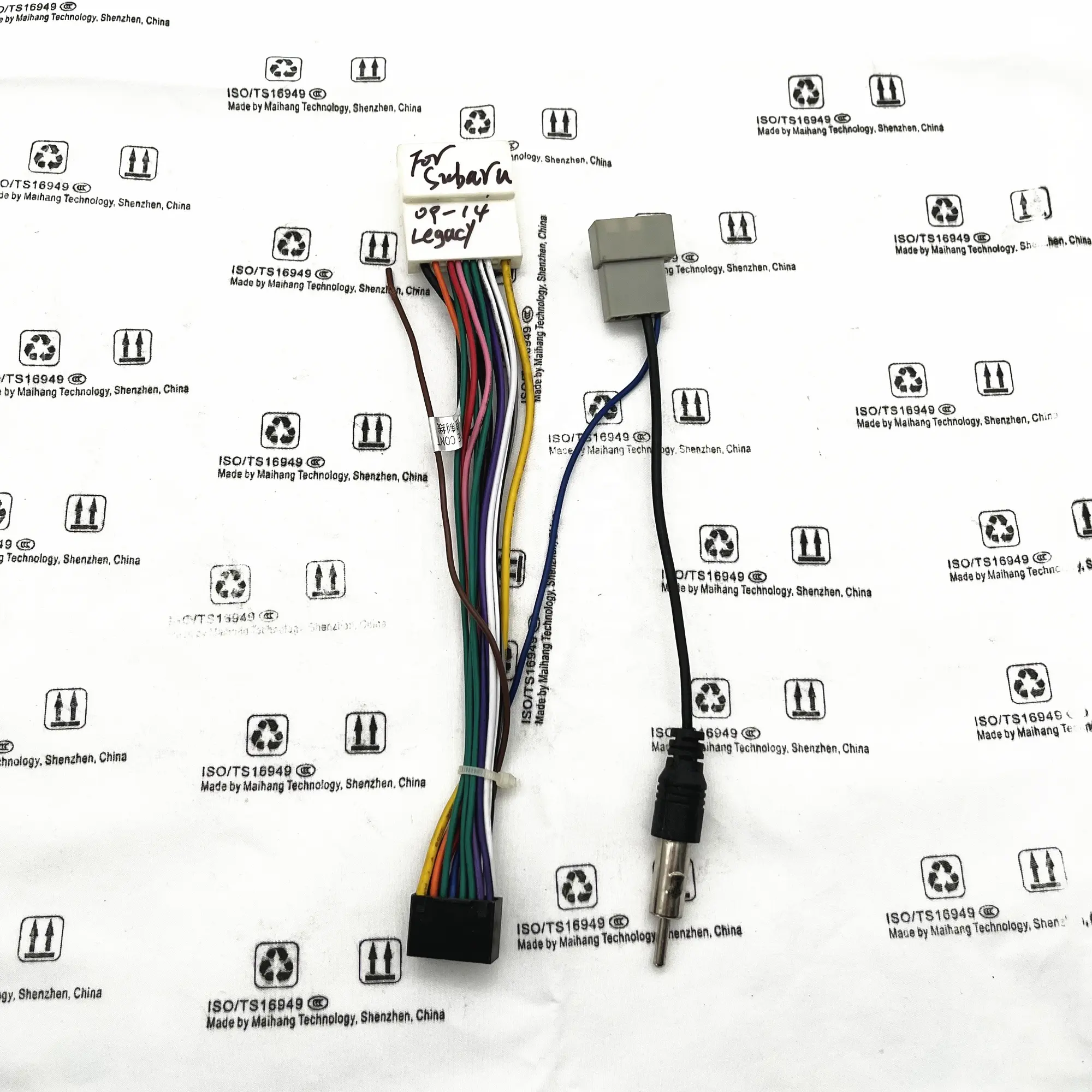 Car wire harness canbus para Subaru Forester Legado Automotive conector harness para rádio estéreo do carro jogador de navegação GPS carro