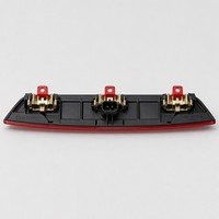 Feu Stop Central Arrière OEM 6Q6945097, Troisième Feu Stop LED W5W à Lentille Rouge pour VW Polo 9N Hatchback Spoiler de Toit