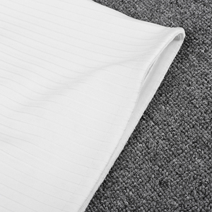 <span class=keywords><strong>2021</strong></span> printemps à manches courtes moulante maille insérer blanc Sexy Vestido Mini robe bandée pour Cocktail dîner - Product Image 6