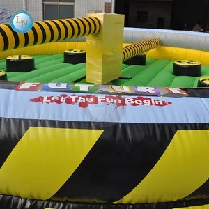 LINO Jeu d'obstacles gonflable mécanique rotatif pour enfants et adultes, en PE/PVC, compatible <span class=keywords><strong>Airscape</strong></span>, usage commercial - Product Image 5