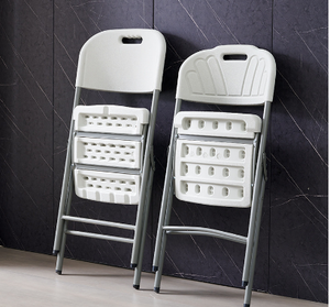 كرسي قابل للطي داخلي أو خارجي لحفلات الزفاف مع إطار معدني كرسي قابل للطي للحديقة - Product Image 5