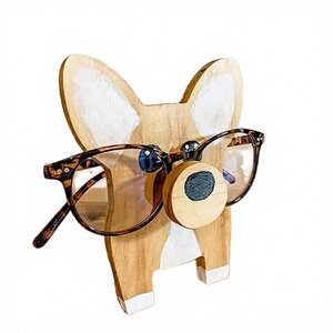 <b>Wooden</b> Animal-Shaped <b>Small</b> Tabletop Sunglasses & Eyewear Display Stand Holiday Home Decor <b>Table</b> Decoration Gifts & Crafts - Product Image 2