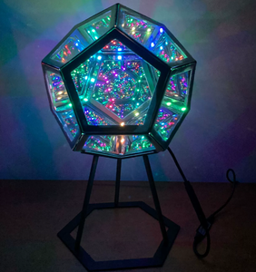 Nuovo arrivo Cool Space lampada da notte a LED Home Desktop Infi Nite 3D Dodecaedro Color Art Light - Product Image 2