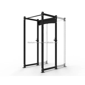 W6153 30'' อุปกรณ์ออกกำลังกายสำหรับฝึกความแข็งแรงแบบมืออาชีพ แร็คพาวเวอร์สควอทแบบมัลติฟังก์ชั่นสำหรับใช้ในเชิงพาณิชย์ - Product Image 1