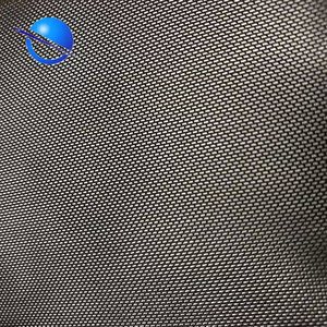 Đen Stocklot 95% Polyester 5% Spandex 100gsm Mềm 4 Cách Lưới Vải Căng Lưới Cho Áo Ngực/Đồ Lót - Product Image 1