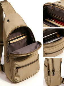 Sac bandoulière croisé, sac banane, sac <span class=keywords><strong>de</strong></span> sport, <span class=keywords><strong>de</strong></span> fitness et <span class=keywords><strong>de</strong></span> voyage, étanche, avec fermeture éclair, en nylon, petites pochettes messager confortables - Product Image 4