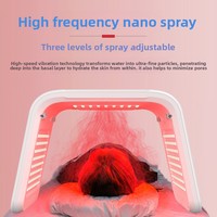 Appareil de rajeunissement cutané à photons lumière rouge-bleue pour salon, spectromètre de beauté domestique transfrontalier, pulvérisateur pliable ABS sept couleurs