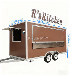 Cuisine mobile multifonctionnelle pour caravane, camion de restauration rapide, remorque entièrement équipée, chariot de café et de crème glacée, van de service - Product Image 2