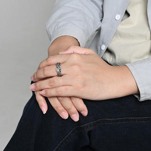 Vintage Nordic Style Viking Eternal Knot <b>Ring</b> Titanium Steel Unisex Jewelry Gift - Product Image 3