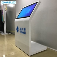 Pantalla Táctil Capacitiva 4K 1920x1080 Android/Windows con Soporte de Pie para Señalización Digital en Tiendas Minoristas y Ascensores, para Animación Gráfica
