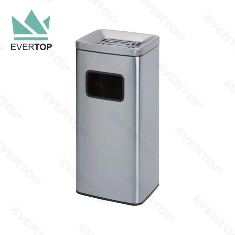 DB-101 Indoor Outdoor Dustbin Modern Ashtray-Top Rectangular Kitchen Bin Trash Can Public Trash Can Hospital Waste Bin Lifting