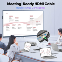 Cable HDMI2.0 SOTAKO 4K60Hz de Alta Velocidad, Chapado en Oro, Blindado con Lámina de PVC, Macho-Macho, para HDTV, TV, Monitor, Proyector, Laptop, PC, DVD