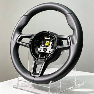 Volante de Cuero Personalizado de Alta Calidad para <span class=keywords><strong>Porsche</strong></span> Panamera, Macan, <span class=keywords><strong>Cayenne</strong></span>, <span class=keywords><strong>Cayenne</strong></span> 911, 718, 987, 970, 958, 997 - Product Image 2