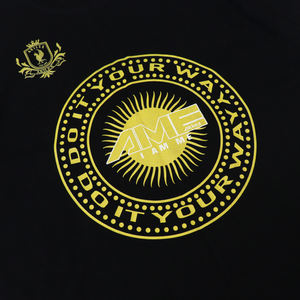 Maglietta da uomo di moda Hip Hop a maniche corte in cotone nero Hiphop top t-Shirt di alta qualità Streetwear con stampa lampo maglietta scura - Product Image 4