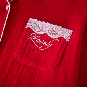 Conjunto <span class=keywords><strong>de</strong></span> Pijamas <span class=keywords><strong>de</strong></span> Algodón 100% para Parejas, Ropa <span class=keywords><strong>de</strong></span> Dormir Suave para Él y Ella, Ropa <span class=keywords><strong>de</strong></span> Dormir Familiar <span class=keywords><strong>de</strong></span> Algodón Puro y Cómoda - Product Image 6