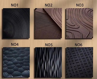 Panneau de fond en bois sculpté 3D haut de gamme, résistant à l'humidité, en bois massif, pour la protection décorative des murs, usage commercial et résidentiel
