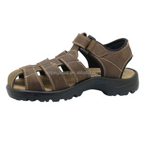<span class=keywords><strong>Sandalias</strong></span> de cuero para hombre, calzado de protección de punta estrecha, ideal para senderismo al aire libre, río, buena calidad - Product Image 2