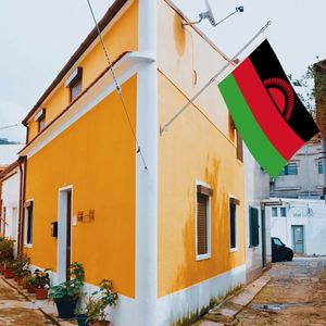 Drapeau <span class=keywords><strong>du</strong></span> Malawi personnalisé imprimé recto 3x5 pieds, personnalisable pour tous les drapeaux nationaux et les drapeaux de présentation. - Product Image 3