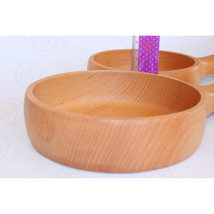 Tazón de Madera de Haya Estilo Japonés con Asa, Tazón Grande para Ensalada, Fruta, Kimchi, Vajilla Ecológica para el Hogar - Product Image 5