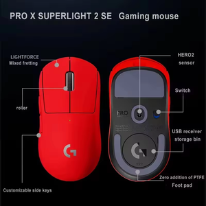 Souris de jeu sans fil ultra-légère ergonomique <span class=keywords><strong>Logitech</strong></span> G <span class=keywords><strong>Pro</strong></span> <span class=keywords><strong>X</strong></span> Superlight 2 SE avec interrupteur anti-double clic pour l'e-sport - Product Image 3
