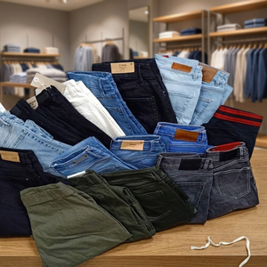 Jeans Skinny de Marque pour Femmes, Lot de Stock de Vêtements en Surstock, Pantalon en Denim pour Femmes, Prix FOB 1,99-3,80 $ pour le Printemps au Bangladesh - Product Image 3