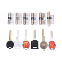 Clé en laiton Master Lock Pick Set Clés vierges pour la cueillette du cylindre de serrure