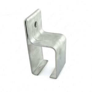 WEKIS Industrial Durable Zinc Plated Steel Box Rail Splice <b>Bracket</b> Wall Mount Joint Connector with 300lbs Capacity for Doors - Product Image 5