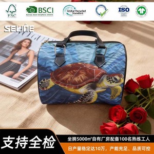 Women's Tote <b>Bag</b> Canvas Black Eco Friendly Stylish Travel Cosmetic <b>Bag</b> <b>Small</b> Portable High End General Packaging - Product Image 2