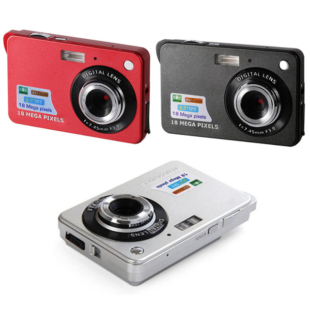 K09 Digital Camera Microphone Continuous Shooting of Full HD 1080P 2.7" 8x Zoom Anti-Shake Photograph Video Photos Mini Camera