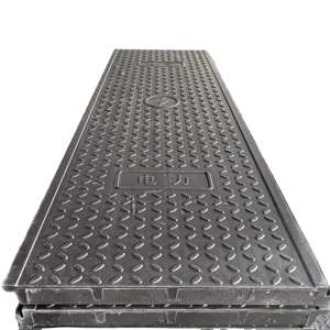 Couverture de canalisation de câbles en PRV (polymère renforcé de fibres de verre) et de caniveau de drainage des eaux pluviales – Durable, résistant à la corrosion, découpe et couleurs personnalisées - Product Image 3