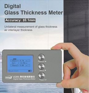 LS201 דיגיטלי זכוכית עובי מטר יחיד צד לייזר למדוד מבודד כפול משולש חלונית זכוכית אוויר חלל IG עובי - Product Image 5