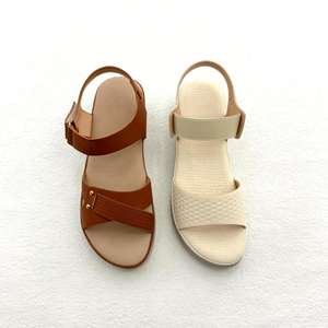 Nouvelles sandales compensées respirantes et antidérapantes pour femmes, style 2025-2026, décontractées, été, printemps, automne - Product Image 3