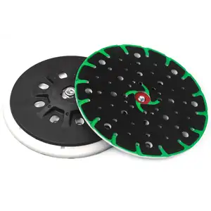 6 Inch 48-Gat Back-Up Schuren Pad M8 En 5/16-24 "Draad Voor Haak Lus schuren Disc Stofvrij Slijpen Pads Voor Festool Sander