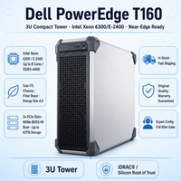 Server Dell T160 Tower 3U Hemat Ruang Single Socket 4 DIMM DDR5 PCIe 4.0 untuk SMB Kolaborasi Near Edge Pesan Email