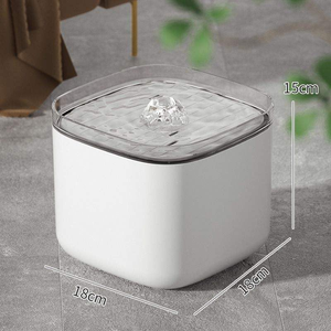 Fontaine à eau pour chat 3L avec filtre à recirculation automatique, grande capacité, distributeur d'eau silencieux électrique USB pour chats - Product Image 4