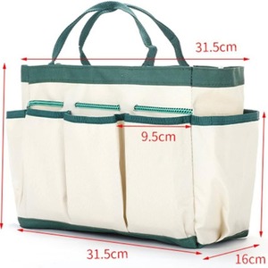 Bolsa Organizadora de Herramientas para Jardín Multiusos KHC, de Tela Oxford, para Exteriores, con 8 Bolsillos de Almacenamiento, Garantía de 3 Años, 31.5x16x25cm - Product Image 2