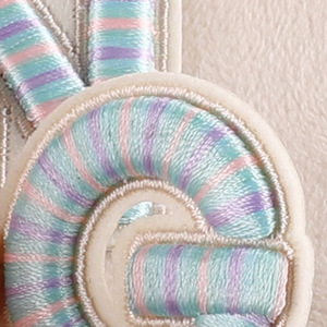 절묘한 <span class=keywords><strong>4</strong></span> cm 3D 스테레오 자수 의류 모자 장식을위한 다채로운 편지 패치에 새로운 디자인 철 - Product Image 5