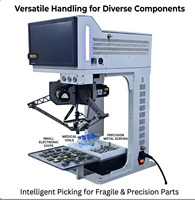 Robot Delta Haute Vitesse avec Moteur PLC pour Précision et Placement - Robot à Liaisons Parallèles avec Système de Vision pour l'Automatisation Industrielle