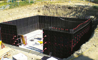 Moldes de Pared Reutilizables Más de 100 Veces, de ABS de Alta Resistencia, Reemplazo de Acero para la Construcción de Casas Modulares, Techos y Pilares