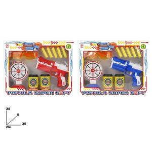 ชุดปืนของเล่นแบบนุ่มพิเศษ พร้อมเป้าและลูกดอก ขนาด 28x35 ซม. สำหรับเด็กเล่นเกมยิงปืน - Product Image 3