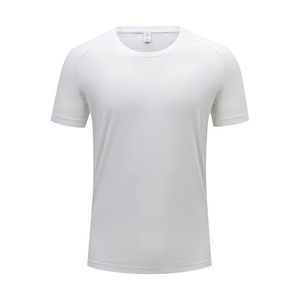 Camiseta de Nailon Personalizada, Color Verde Militar Sólido, Manga Corta, Ropa Informal - Product Image 3