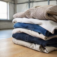 Ballots de vêtements de marque d'occasion en gros – T-shirts d'été, shorts de jogging, lots en vrac de 100 pièces par boîte – Vêtements de marque usagés