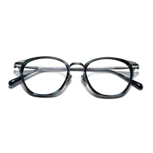 Benyi 2024 High Quality Optical Glasses Retro Round Custom Logo Reading Glasses Optical Frames