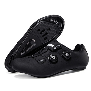 Chaussures de vélo de route et de montagne professionnelles à clipser, sans crampons, toutes saisons, semelles rigides, respirantes, résistantes à l'usure, légères, antidérapantes - Product Image 2