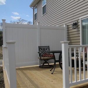 XUYA工場屋外新タイプガーデン6ft X 8ft PVCビニールピケットトップ家庭用プライバシーフェンスパネル - Product Image 1