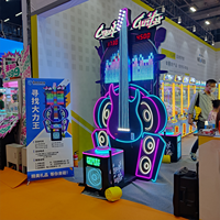 Machine d'arcade à monnayeur pour adultes, jeu de frappe à marteaux en métal, modèle Crazy Guitar, pour jeux sportifs d'intérieur, garantie 1 an