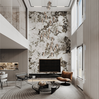 Solution de design graphique pour l'aménagement intérieur de villas de luxe, rendu 3D personnalisé, service clé en main pour toute la maison
