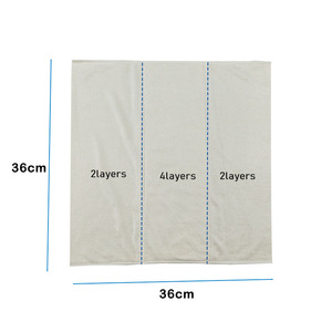 100% 天然有机竹纤维 prefold 布尿布插入可再吸收竹内衬婴儿布尿布 - Product Image 2