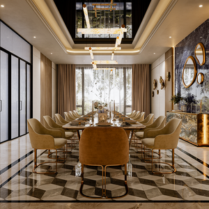 Professionelles <span class=keywords><strong>3D</strong></span> <span class=keywords><strong>Max</strong></span> Rendering Innenarchitektur Italienische Luxusvilla Sofa mit Kompletter Innenarchitektur Wohnraumgestaltung - Product Image 5